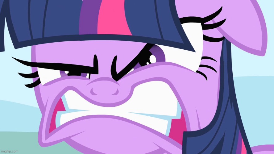 ANGRY Twilight | image tagged in angry twilight | made w/ Imgflip meme maker
