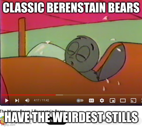 I love both the new and old ones | CLASSIC BERENSTAIN BEARS; HAVE THE WEIRDEST STILLS | made w/ Imgflip meme maker