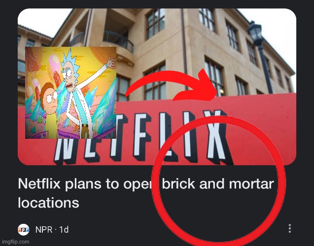 Netflix plans to open brick and mortar locations : NPR