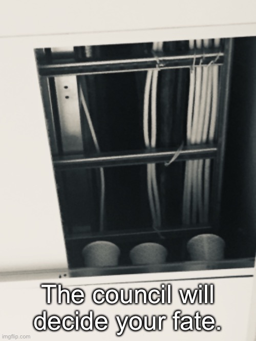 This is real | The council will decide your fate. | made w/ Imgflip meme maker