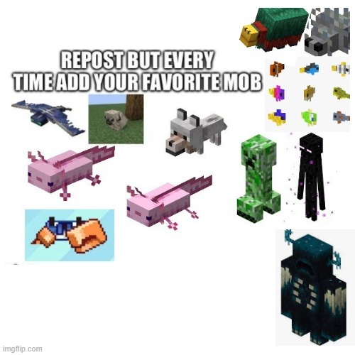 I posted Warden | image tagged in repost,reposts,minecraft,minecraft memes | made w/ Imgflip meme maker