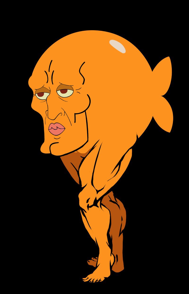 Sigma fish legs Blank Meme Template