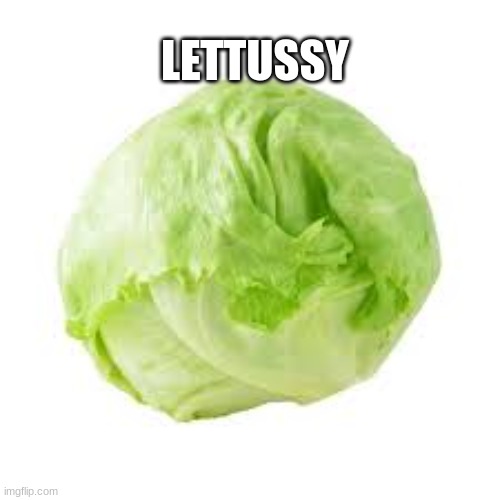lettussy | LETTUSSY | image tagged in yes | made w/ Imgflip meme maker
