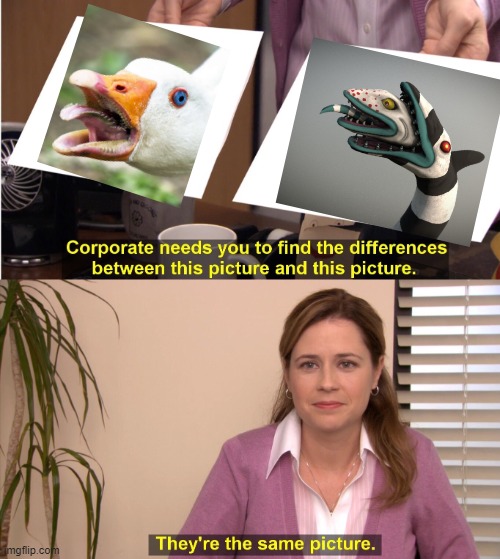 Duck Worm | image tagged in memes,they're the same picture | made w/ Imgflip meme maker