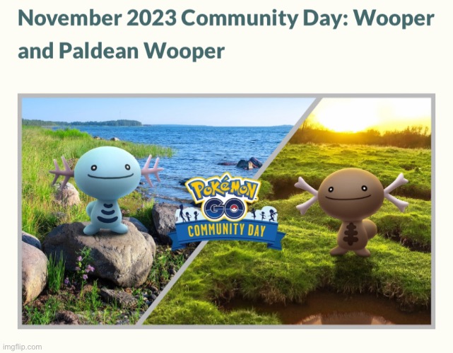 next month’s community day will be the best one ever | made w/ Imgflip meme maker