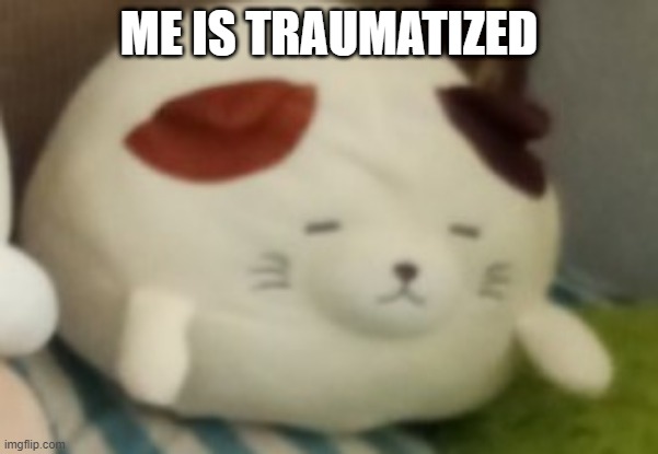 Cappuccino | ME IS TRAUMATIZED | image tagged in cappuccino | made w/ Imgflip meme maker