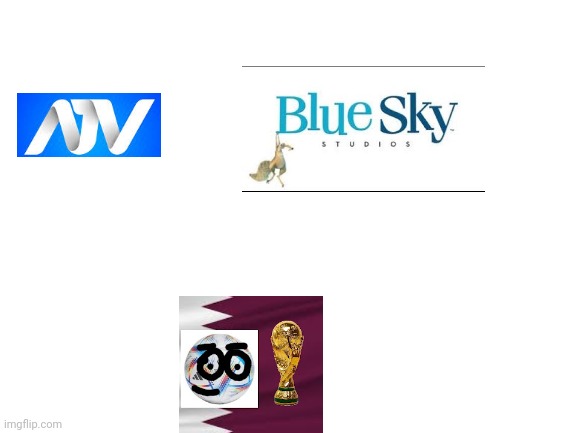 My Channel have a new sponsor blue Sky studios | image tagged in blank white template | made w/ Imgflip meme maker