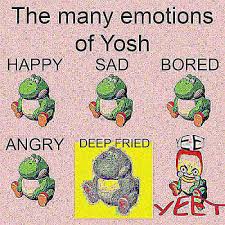 High Quality Many emotions of yoshi Blank Meme Template