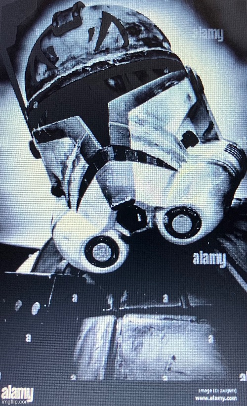 The quality though >:1 | image tagged in clone trooper,cool | made w/ Imgflip meme maker