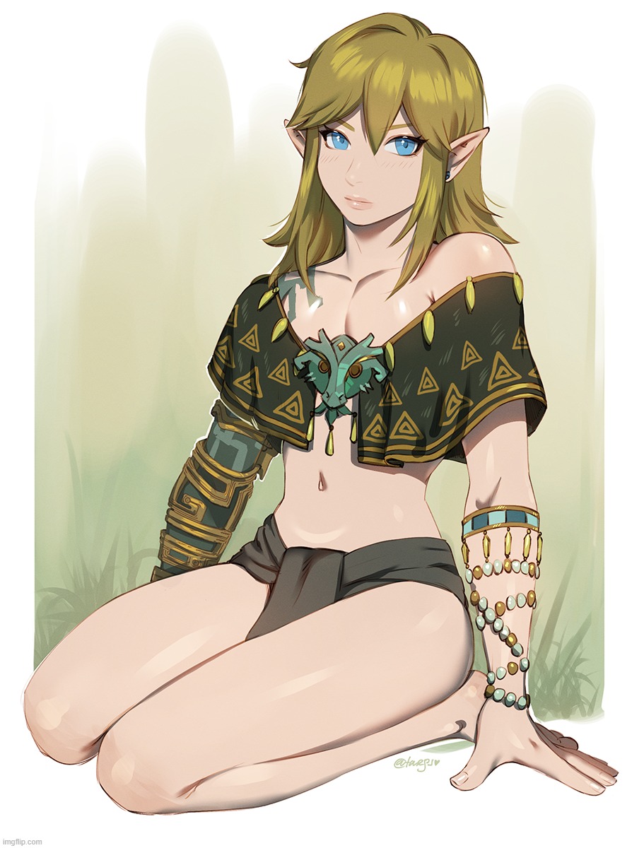 His eyes are very pretty. OwO | image tagged in the legend of zelda,link | made w/ Imgflip meme maker