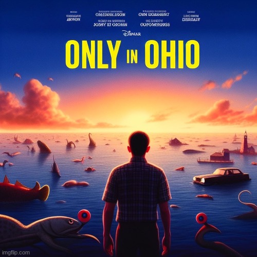 The new movie hit! | image tagged in only in ohio,pixar,ai meme | made w/ Imgflip meme maker