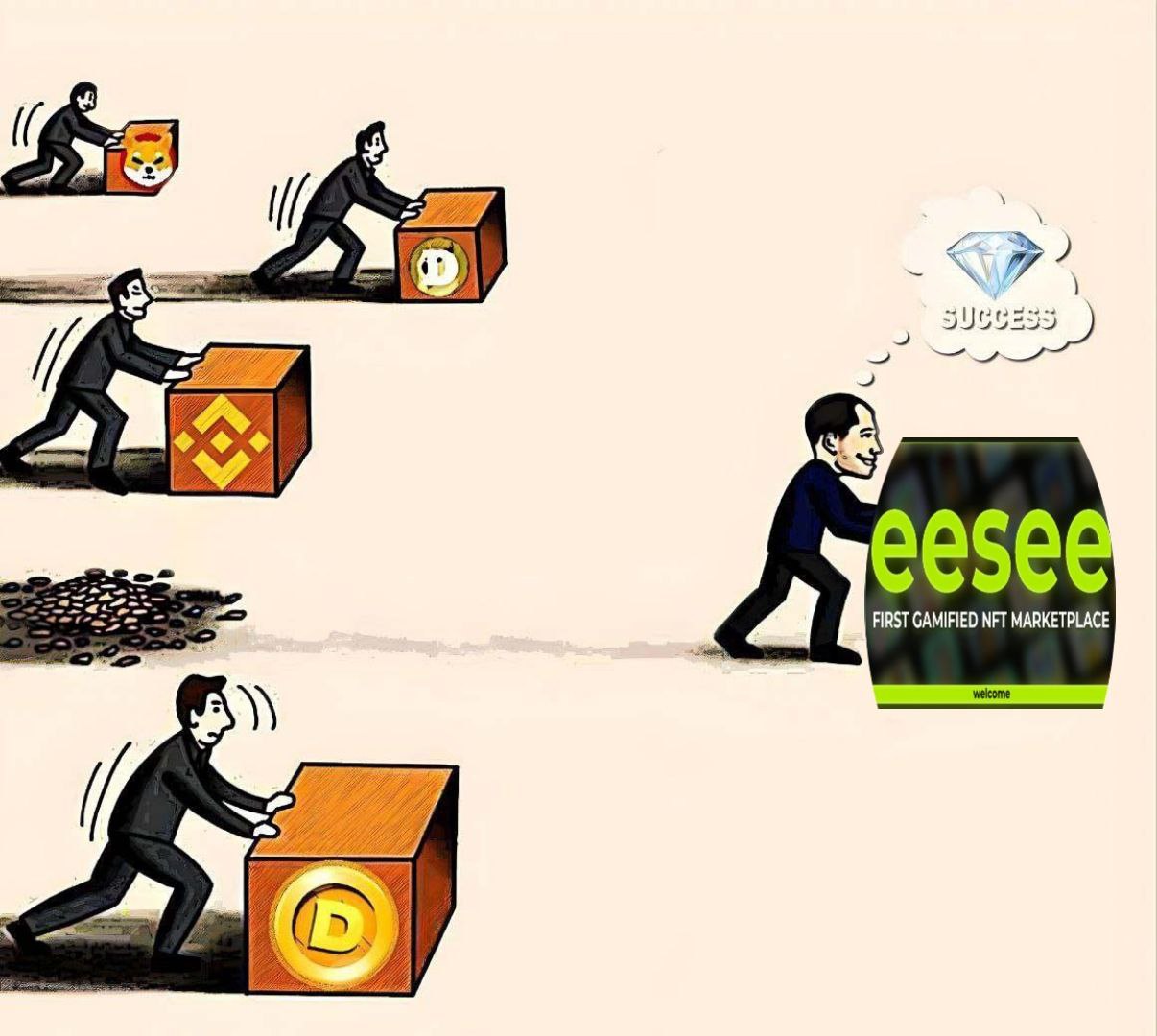 Neon evm Blank Meme Template