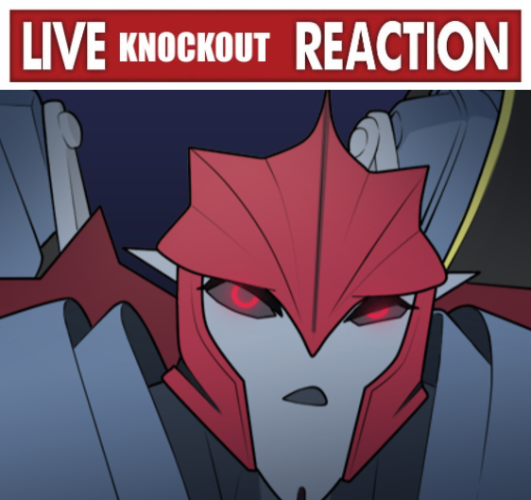 Live Knockout Reaction: Um, okay? Blank Meme Template