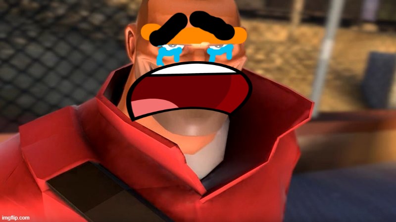 soldier's tantrum | image tagged in tf2 soldier smiling | made w/ Imgflip meme maker