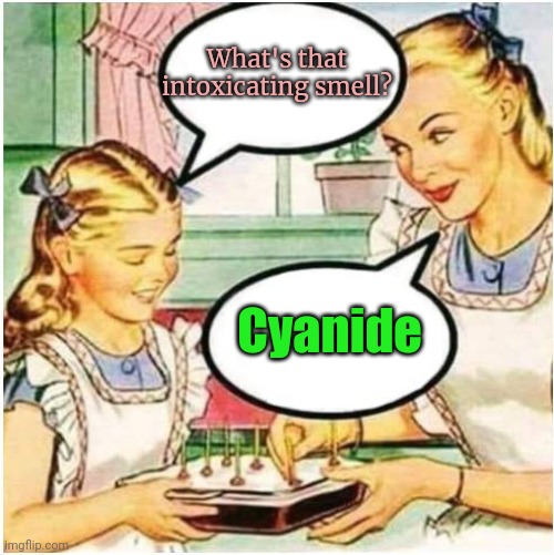 Stay tuned for more classic cooking tips | What's that intoxicating smell? Cyanide | image tagged in mommy what is blank,cooking,tips | made w/ Imgflip meme maker
