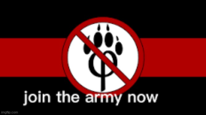 anti furry army | image tagged in anti furry army | made w/ Imgflip meme maker