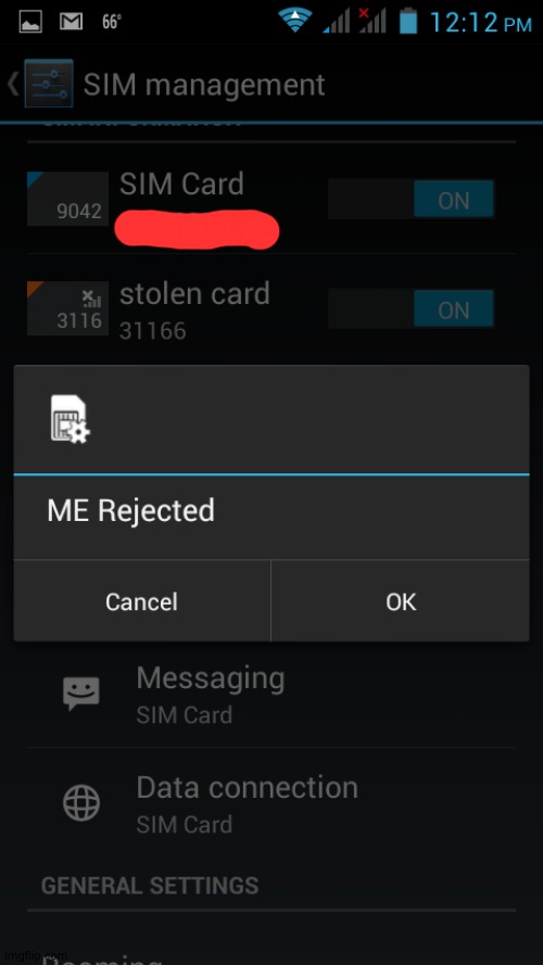 I stole someone's sim card lol | made w/ Imgflip meme maker