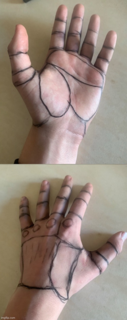 Hand proportions | image tagged in drawing | made w/ Imgflip meme maker