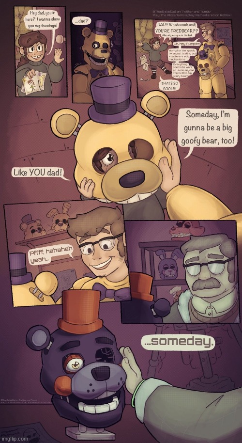 image tagged in fnaf,comic,comics/cartoons,comics,fnaf 6 | made w/ Imgflip meme maker