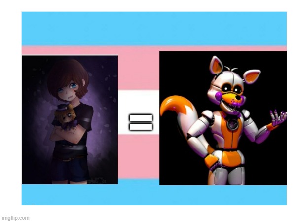 This theory wouldn't be possible without NightCove_TheFox's Lolbit song, Please Stand By. Go check her out on YouTube! :) | made w/ Imgflip meme maker