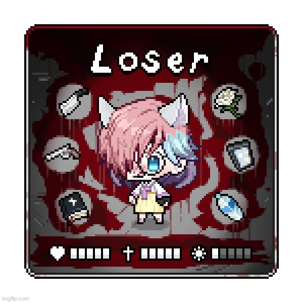 loser is 100% HOLY | image tagged in picrew,holy,i can't stop,help me | made w/ Imgflip meme maker