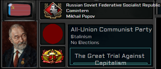 Mikhail Popov RSFSR (New Stalinism Icon) Blank Meme Template