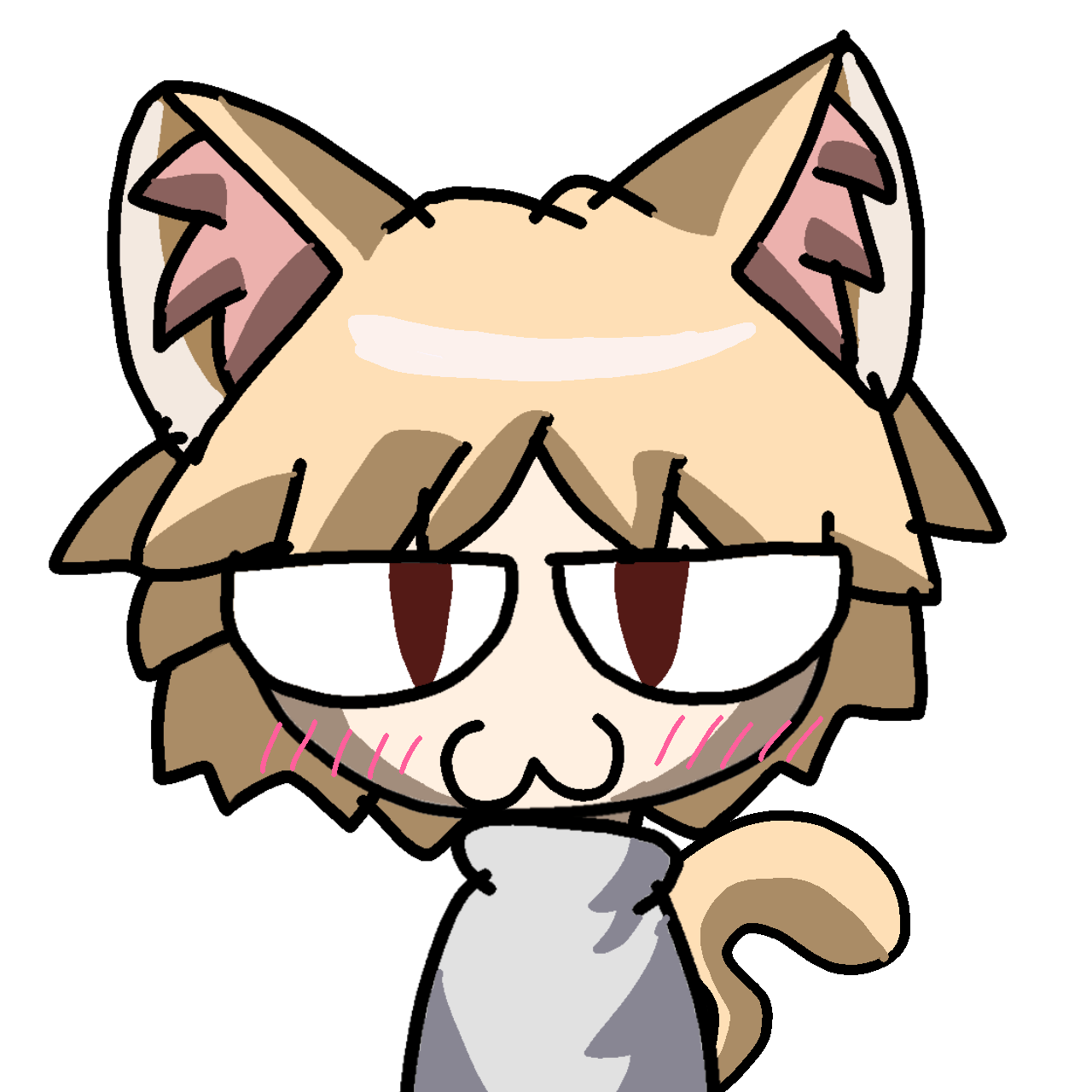 Nekokisser Blank Meme Template