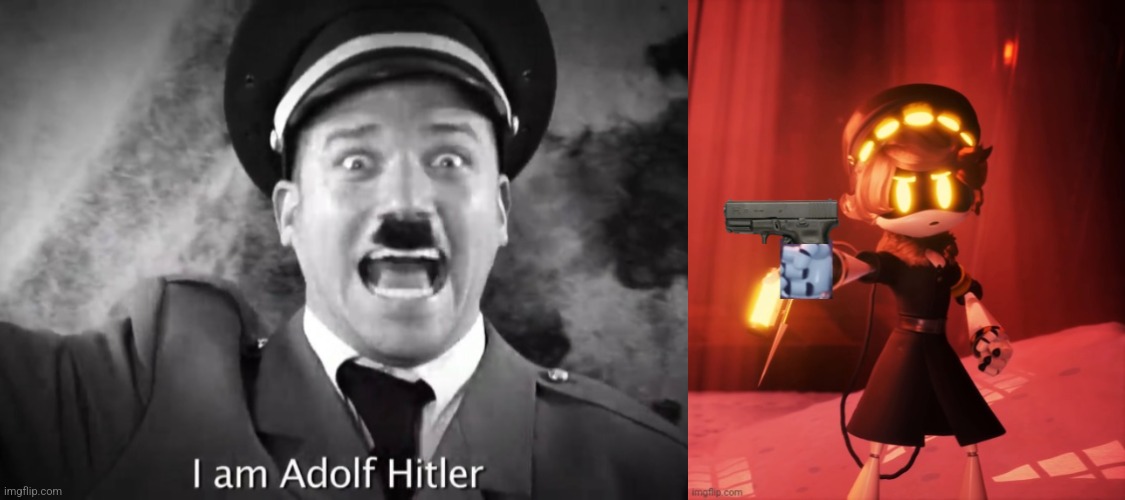 image tagged in i am adolf hitler,n with a gun | made w/ Imgflip meme maker