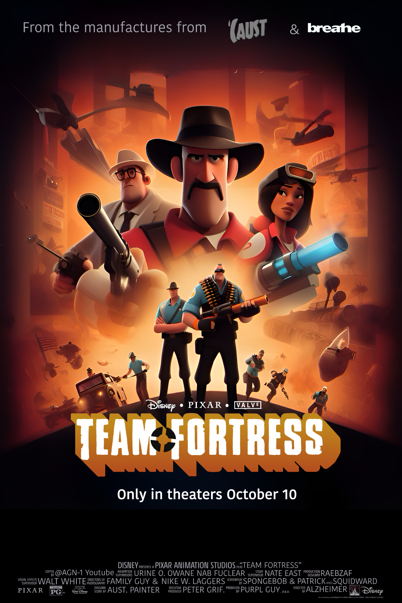 High Quality Team Fortress The Movie Poster Blank Meme Template