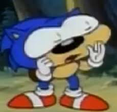 Cursed sonic Blank Meme Template