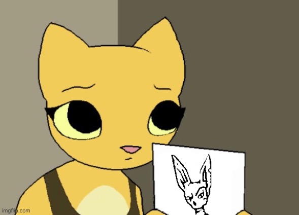 Do you like her drawing? | image tagged in cats | made w/ Imgflip meme maker