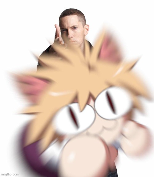 Eminem throwing Neco Arc | made w/ Imgflip meme maker