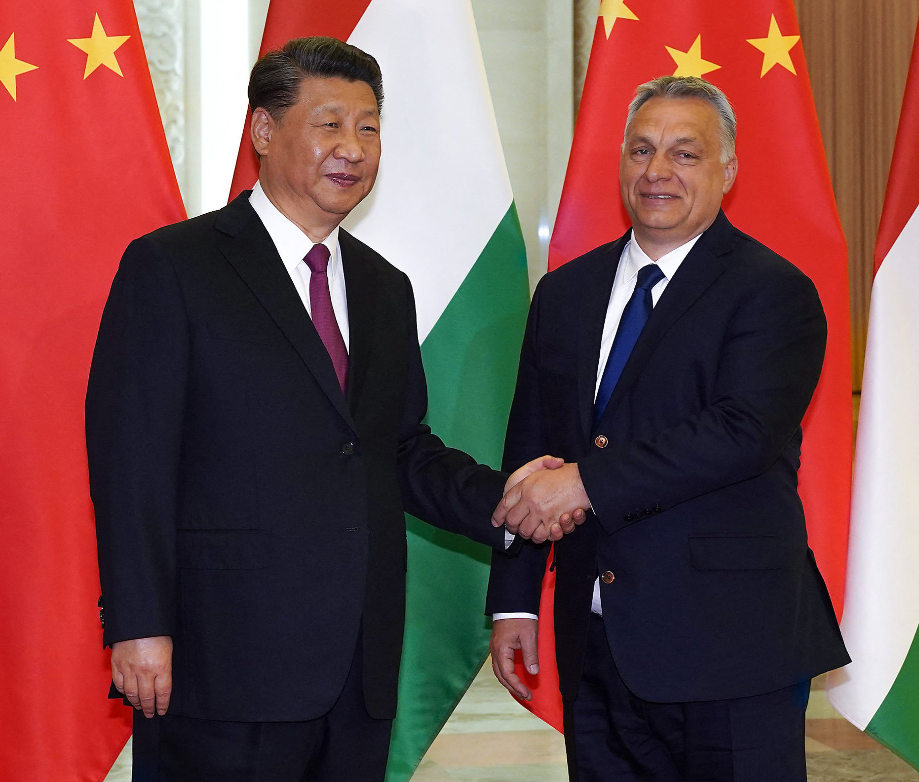 High Quality Hszi Csin-ping, Xi Jinping, Orbán Viktor, Viktor Orban Blank Meme Template