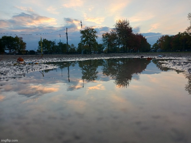 Puddle In a park | made w/ Imgflip meme maker