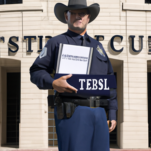 texas constable delivering court papers Blank Meme Template