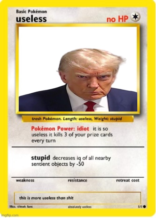 Yes | image tagged in useless blank pokemon card template | made w/ Imgflip meme maker