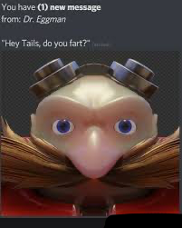Hey tails do you fart Blank Meme Template