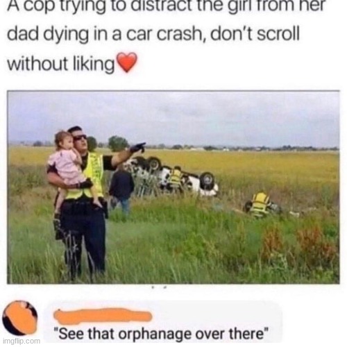hope the mom is still alive | image tagged in funny memes,dark humor,meme,memes,cops | made w/ Imgflip meme maker