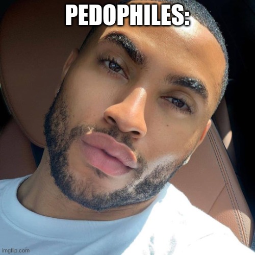 Lightskin RIzz | PEDOPHILES: | image tagged in lightskin rizz | made w/ Imgflip meme maker