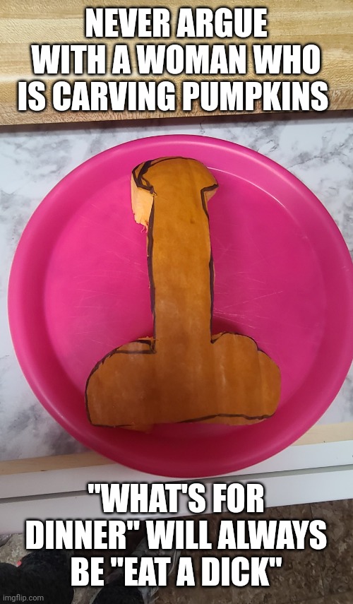 Pumpkin penis cake Blank Meme Template