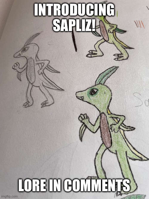 INTRODUCING SAPLIZ! LORE IN COMMENTS | made w/ Imgflip meme maker