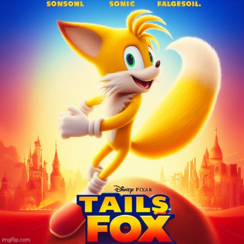 High Quality Disney Pixar tails fox Blank Meme Template