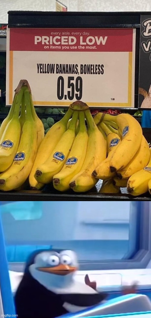 Boneless banana Blank Meme Template