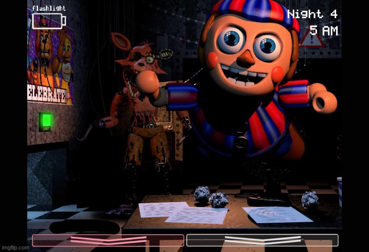 roles were switched | image tagged in fnaf,fnaf 2 | made w/ Imgflip meme maker