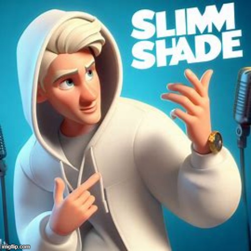 And the sequel "Slim Shade" is as well, portraying Slim Shady's life | made w/ Imgflip meme maker