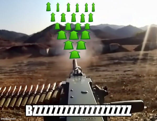upvote-gun | BZZZZZZZZZZZZZZZZZZZ | image tagged in upvote-gun | made w/ Imgflip meme maker