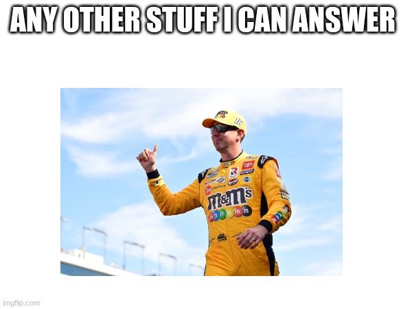 ANY OTHER STUFF I CAN ANSWER | made w/ Imgflip meme maker