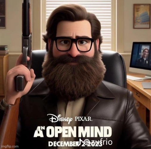 High Quality Disney Pixar open mind Blank Meme Template