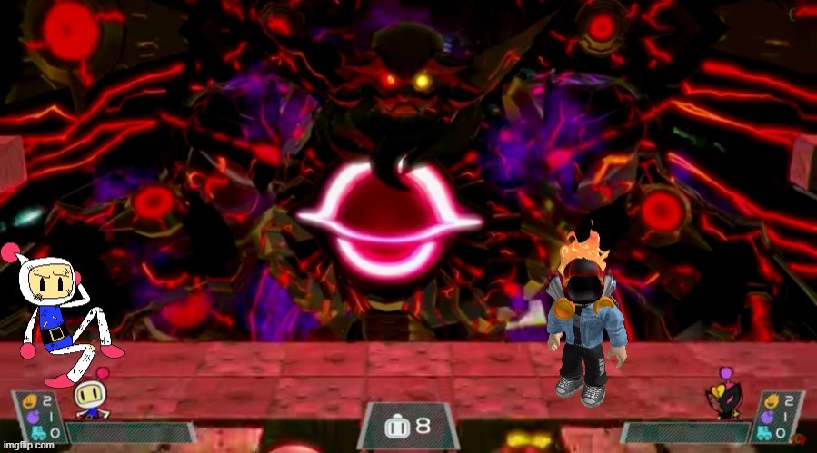 What if Blook and Paleo are in the final in Super Bomberman R.mp3 | made w/ Imgflip meme maker