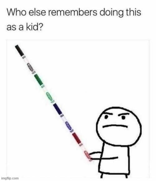 Marker lightsaber Blank Meme Template